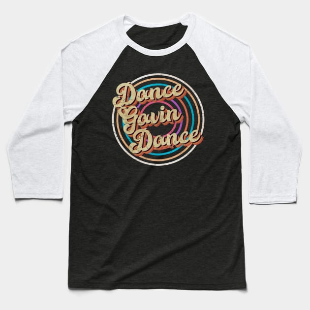 vintage circle line color Dance Gavin Dance Baseball T-Shirt by KirikKikuk.Store